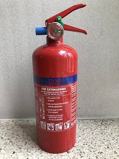 1kg 乾粉滅火筒 - 消防處認可 小型輕便 適合家居及車輛
