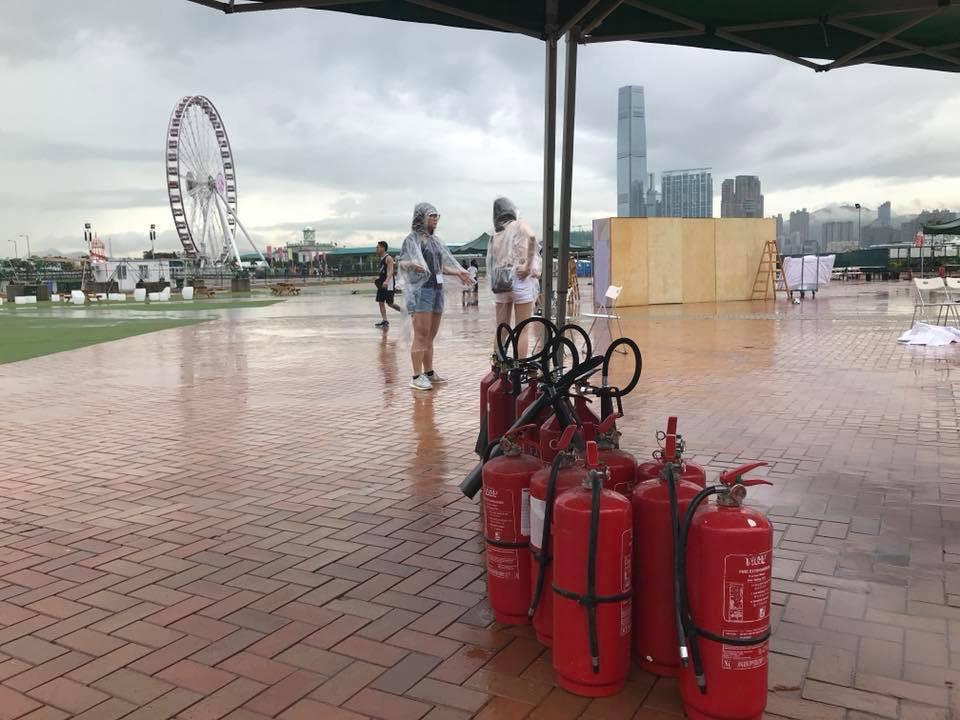Fire Station 滅火筒租用服務 - 臨時活動場地消防設備租賃現場